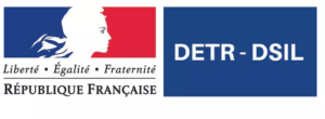 logo DETR et DSIL accompagné de la Marianne française bleu blanc rouge - Agrandir l'image, fenêtre modale