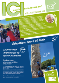 Une du magazine ICI l'actu près de chez moi numéro 5 (septembre 2023) - Agrandir l'image, fenêtre modale