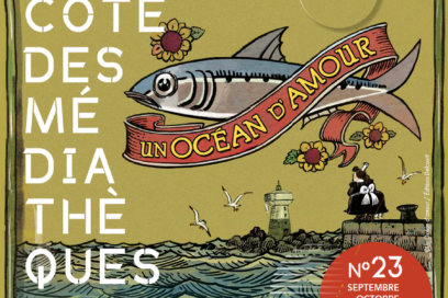 Une de la programmation adulte du réseau des médiathèques LMV à la manière d'une boîte de conserve retro - Agrandir l'image, fenêtre modale