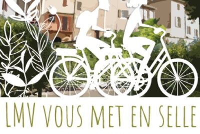 Flyer de l'opération LMV vous met en selle (aide à l'acquisition d'un vélo neuf ou d'occasion, avec ou sans assistance électrique). Jusqu'à 30% remboursés (plafond 300 euros max) - Agrandir l'image 1 sur 2, fenêtre modale