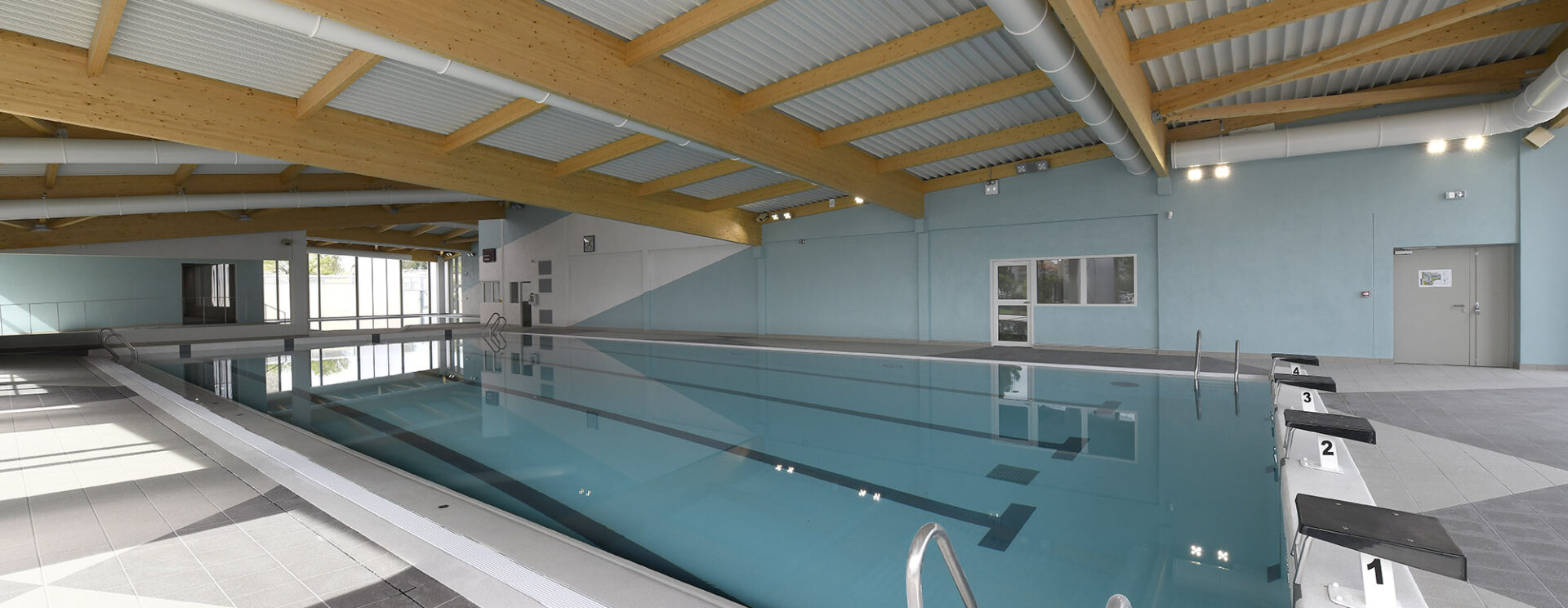 Grand bassin de la piscine couverte Alphonse Roudière