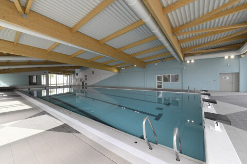 Grand bassin de la piscine couverte Alphonse Roudière