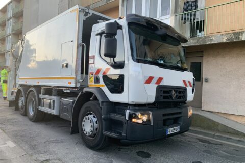 camion de collecte des déchets