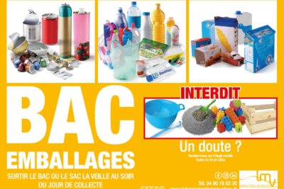Consignes de tri des emballages (tous les emballages carton, plastique et aluminium se recyclent et sont à placer dans le bac jaune) - Agrandir l'image 1 sur 2, fenêtre modale