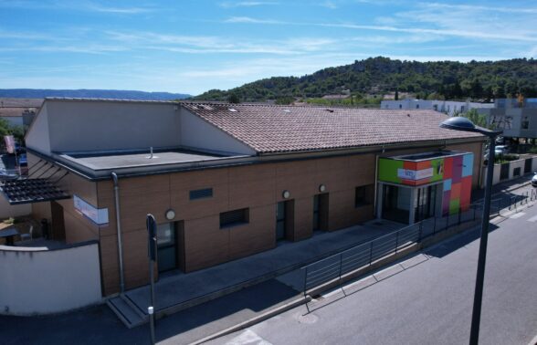 Vue drone de la crèche La Pépinière à Cavaillon