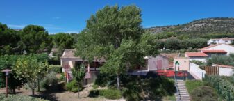 Vue drone de la crèche François Ronot de Mérindol