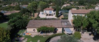 Vue drone de la crèche de Gordes, Li Pitchounets