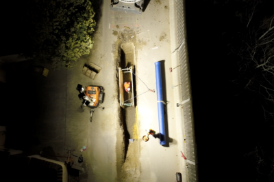 Remplacement d'une canalisation d'eau potable - Agrandir l'image 2 sur 3, fenêtre modale